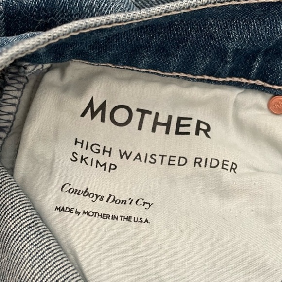MOTHER HIGH WAISTED RIDER SKIMP SZ26 EUC - Picture 8 of 14